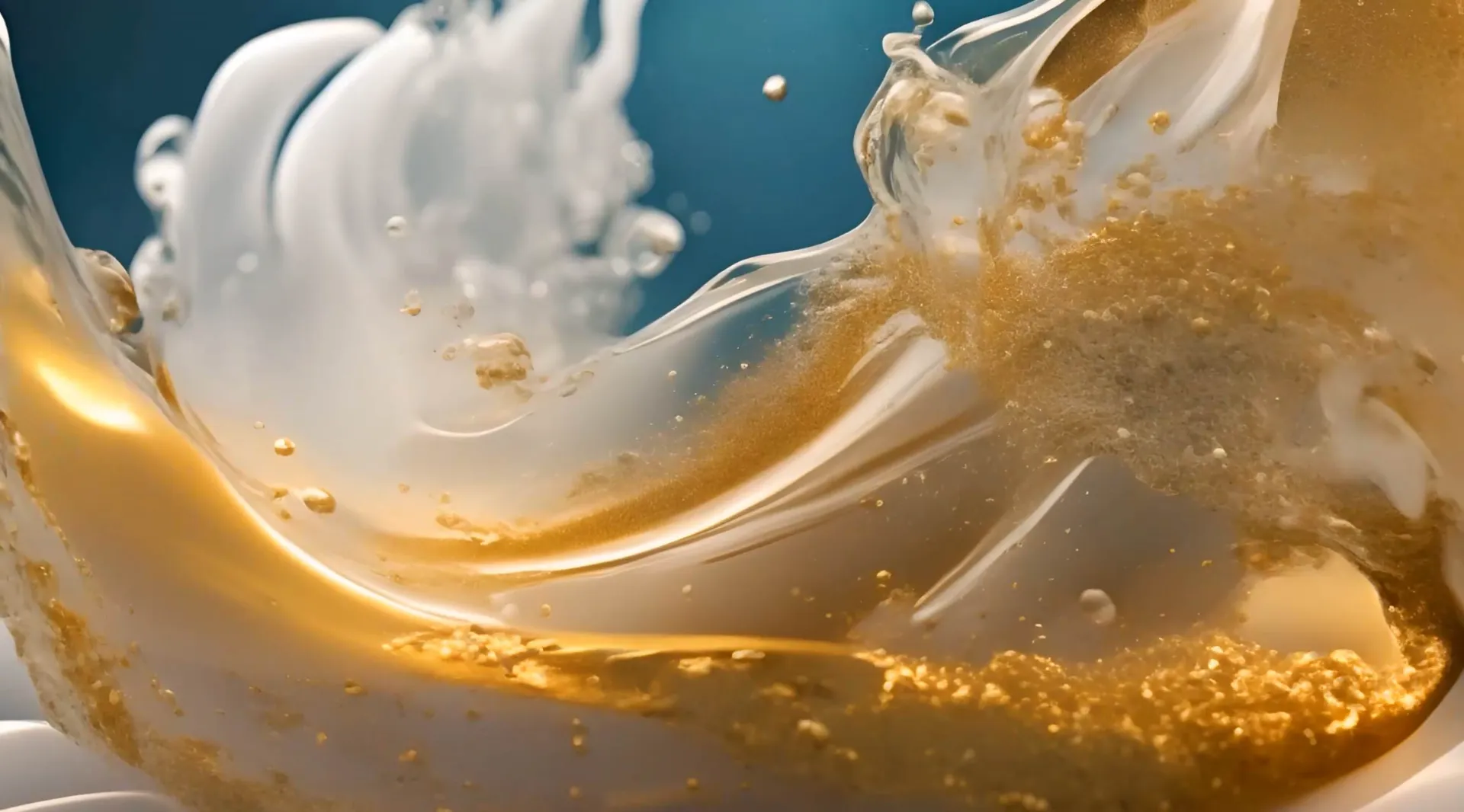 Luxurious Liquid Gold Flow High-Quality Motion Backdrop